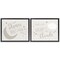 Stupell Industries Nursery Dreams Quotes 2pc Floater Framed Canvas Wall Art Set Design by Natalie Carpentieri